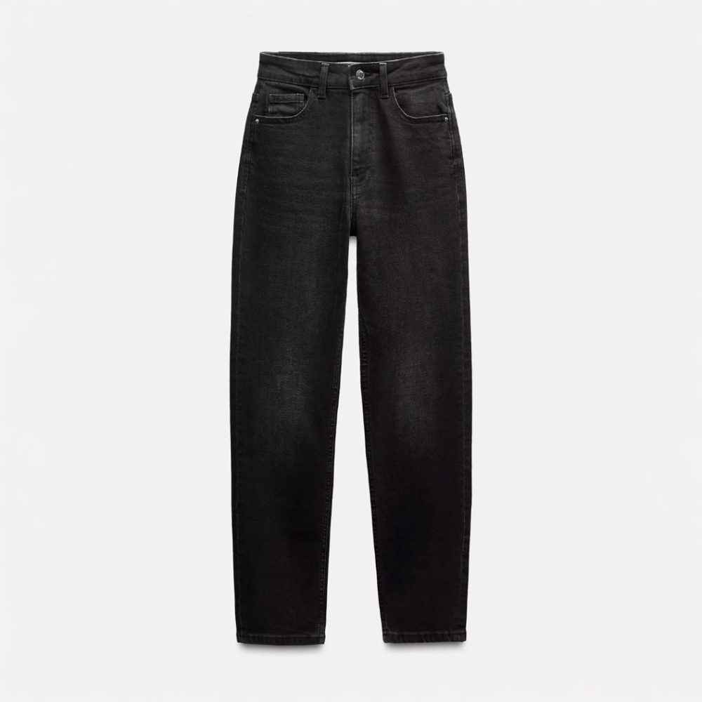 Zara Women's Black Mom Fit Jeans Size 8